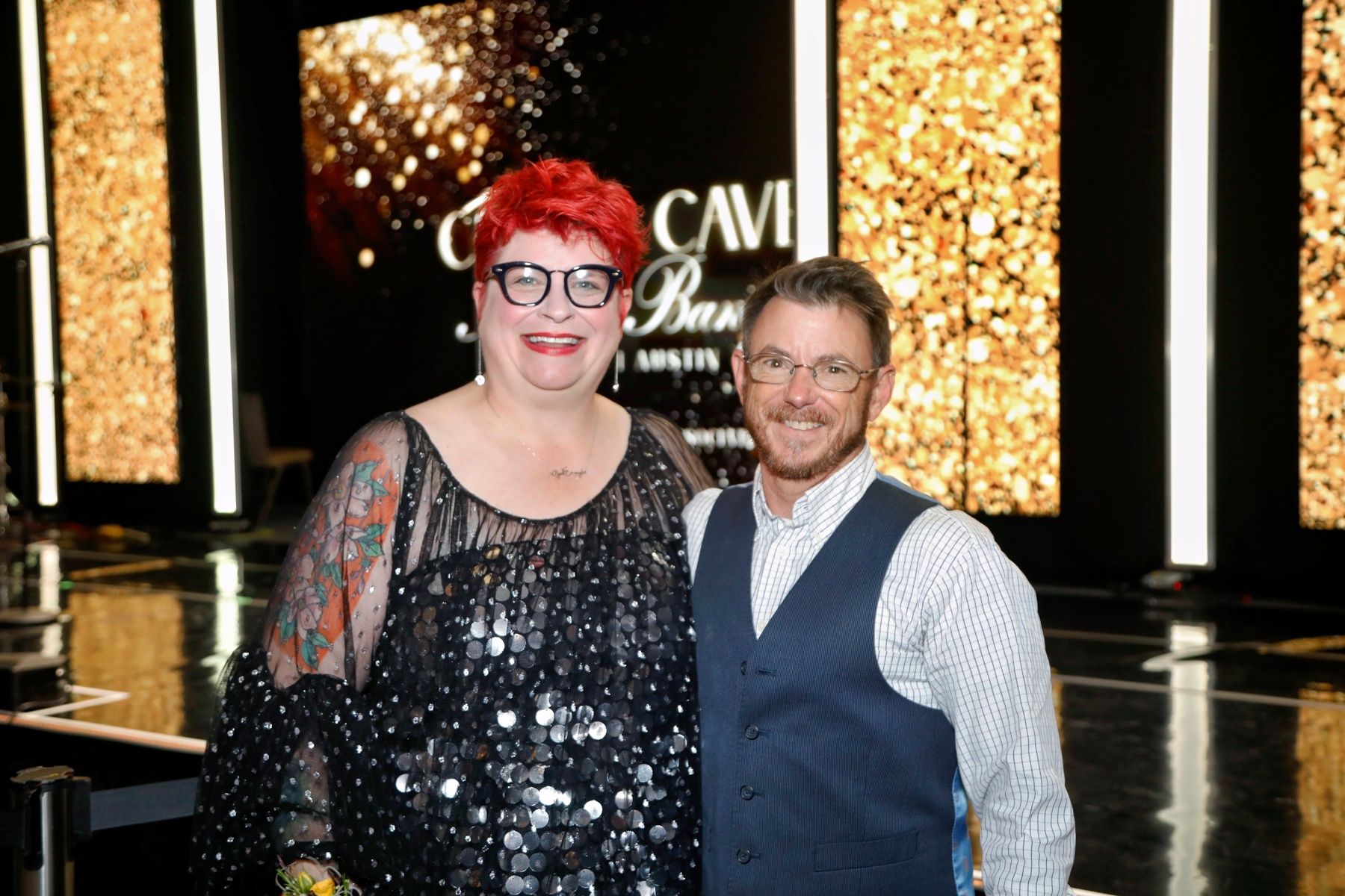 Jess Pettitt at the Hall of Fame induction after party
